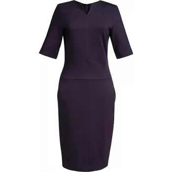 Dámské šaty Brook Taverner Reprezentativní šaty Celeste s výstřihem s rozhalenkou Barva: modrá námořní, Velikost: 46 BR2365