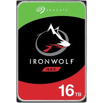 Interní pevný disk Seagate IronWolf, 3,5" SSD, 16TB, 7200 ot/min SATA (ST16000VN001)