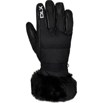 Rukavice TRESPASS Dámské kožené lyžařské rukavice DLX M ČERNÁ