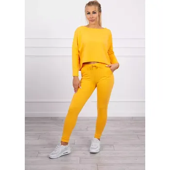 Dámská halenka Souprava s oversize halenkou hořčicové barvy UNI