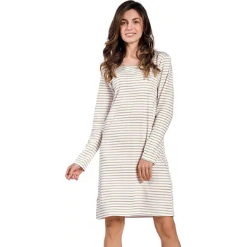 Dámská noční košilka 3227 Maggie - TARO krémová S