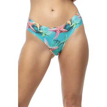 Kalhotky Dámské kalhotky Sea stars brasil - JULIMEX tyrkysová M