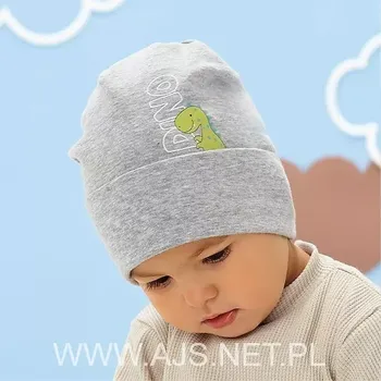 Čepice AJS 50-078 dětská čepice tmavě modrá 48-50 cm