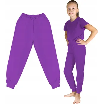 Chlapecké kalhoty Marcinkowski tepláky fialové velikost 116