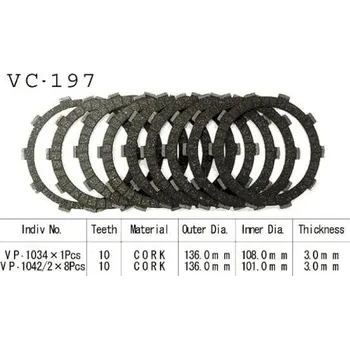 Sada spojkových lamel Cb 600 Hornet