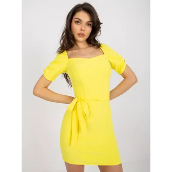 Dámské šaty LK SK 508684 šaty.21X žlutá 40