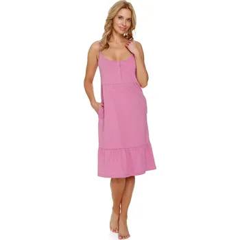 Set těhotenského spodního prádla Dámská těhotenská košile 7244 pink - Doctornap růžová XL