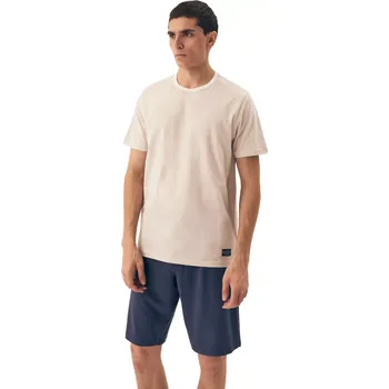 Pánské pyžamo Pánské pyžamo 42633 Dive white - HENDERSON bílá XXL