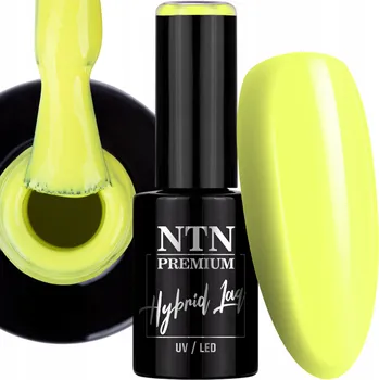 Lak na nehty Hybridní lak NTN 5g Limited Edition Žlutý Pastelový Č. 377