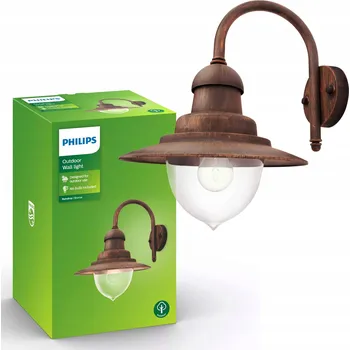 Venkovní osvětlení Venkovní nástěnné svítidlo Philips hnědé E27 60 W