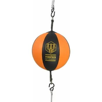 Tkaničky do bot MASTERS reflexní míč - SPT-10 14181-0201 černá a oranžová