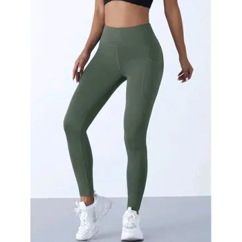 Dámské legíny Dámské legíny Barva: Zelená, Velikostní tabulka: M