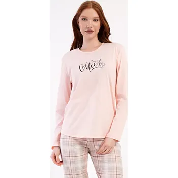 Dámské pyžamo Dámské pyžamo kapri Eliza šedá S