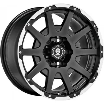 Alu kolo SPARCO Alu Kola Sparco Dakar 5.5x16 5x139.7 ET0 Matt Black Lip Polish 108.3