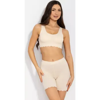 Kalhotky Dámské kalhotky bermudy FEEL GOOD béžová L