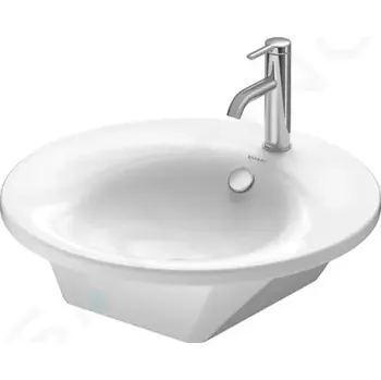 Umyvadlo Duravit Starck 1 580 mm s přepadem jednootvorové bílé