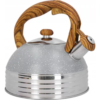 Varná konvice Tradiční ocelová Konvice GN Home 2,5 l stříbrná, šedá