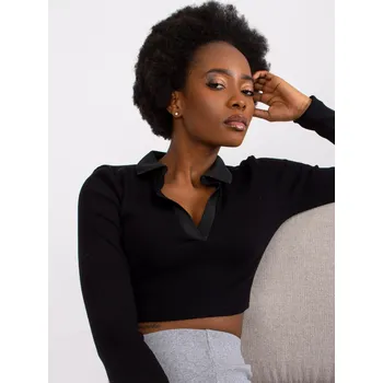 Dámská halenka Halenka-RV-BZ-7563.02-černá XS