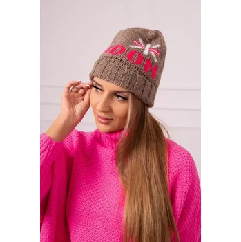 Čepice Dámská čepice London K385 mocca UNI