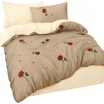 Povlečení Povlečení Sada Povlečení z bavlněného saténu 160x200 + 2 povlaky na polštáře 70x80