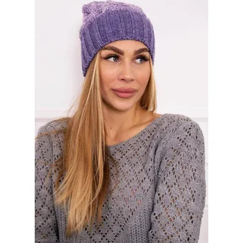 Čepice Čepice Paris fleece K213 fialová+pudrově růžová UNI
