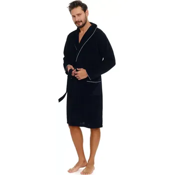 Pánský župan Pánský župan 6063 dark blue - Doctornap tmavě modrá XL