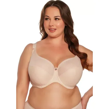 Podprsenka Polovyztužená dámská podprsenka SEMI-SOFT SONIA MAXI ART. 1058 béžová 100H