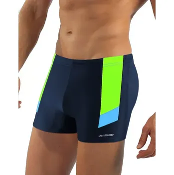 Pánské plavky Pánské plavkové boxerky Sesto Senso 381 M-2XL tmavě modrá XXL