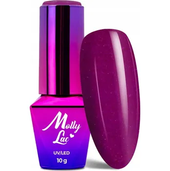 Přípravek na nehty Hybridní lak na nehty MOLLYLAC 10g Glowing Time Speculation 10 g Č.