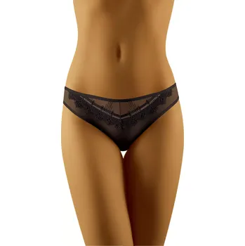 Kalhotky Dámské kalhotky Izis Black - Wol-Bar M