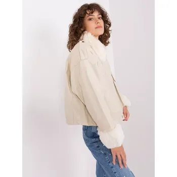 NM KR DA 0831 bunda.99P světle béžová jedna velikost