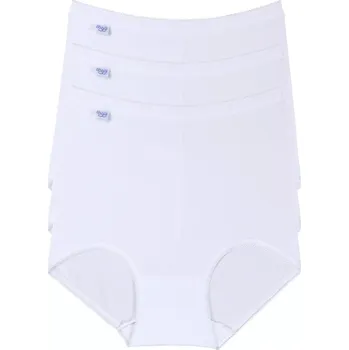 Kalhotky Dámské kalhotky 3 pack Basic maxi white - Sloggi bílá 6XL
