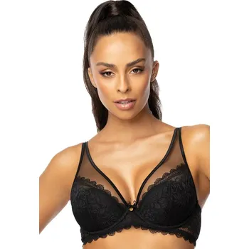 Podprsenka Dámská push-up podprsenka Estelle M-0198/11 Černá - MAT černá 65F