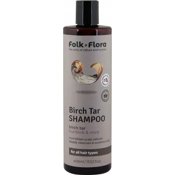 Šampon FOLK&FLORA Šampon s březovým dehtem 400 ml