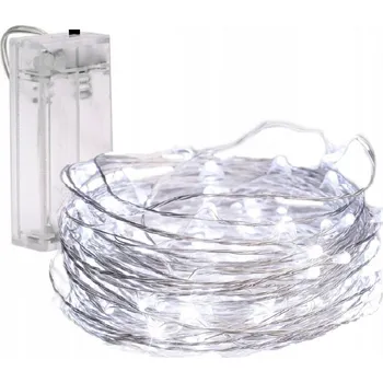 Vánoční dekorace Vnitřní LED osvětlení 20 LED - studená bílá, na baterky