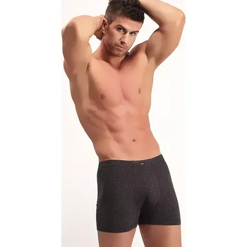 Pánský župan Pánské boxerky HOT TOUCH MXM 155 šedá melanž XL