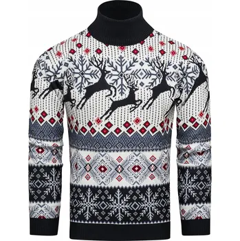 Pánský svetr Recea vícebarevný svetr rolák velikost S