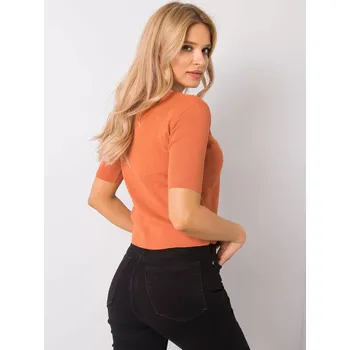 Dámská halenka Halenka 234 BZ BS142.11 tmavě oranžová jedna velikost