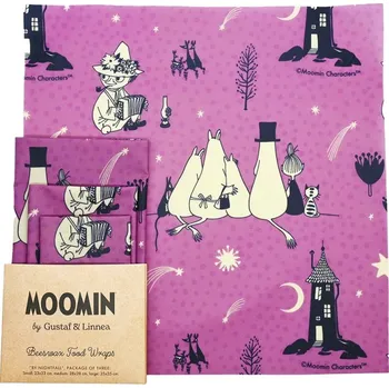 Papírový ubrousek Gustaf och Linnea Voskované ubrousky Moomin By nightfall, 3ks