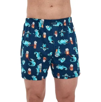 Trenýrky Pánské trenýrky 001/175 Classic - CORNETTE tmavě modrá XXL