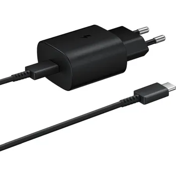 Originální USB-C (USB type-C) rychlonabíječka Samsung EP-TA800EBE + EP-DG980BBE černá