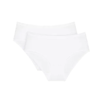 Kalhotky Dámské kalhotky Sense Of Cotton Midi 2P - Triumph černá (0004) 044