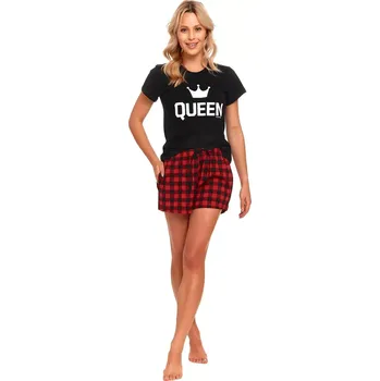 Dámské noční prádlo Dámské pyžamo 9943 - Doctornap černá S