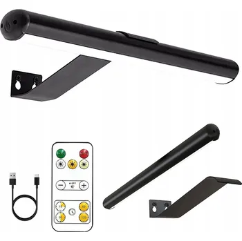 Nástěnné svítidlo Nástěnné svítidlo Led Lampa Nad Zrcadlo Skříň 3 Teploty barev 32 cm + Dálkový Ovladač