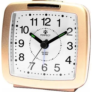 Budík Budík Perfect zlatý 7 cm