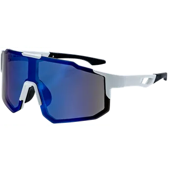 Sluneční brýle Sluneční brýle G466 bílé s modrými skly Polarizační čočky