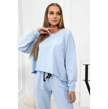 Dámská mikina Set 2dílná mikina + kalhoty modrý UNI