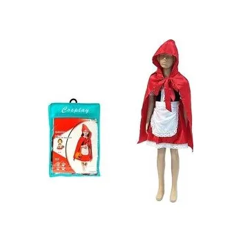 Karnevalový kostým Strój karnawałowy czerwony kapturek r. 100-110cm