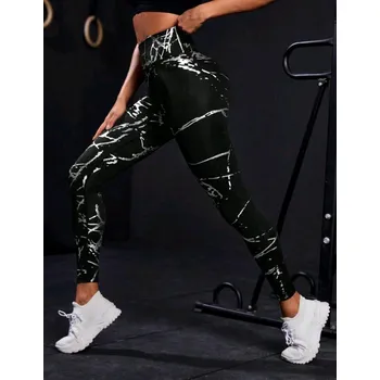 Dámské legíny Dámské legíny Barva: Stříbrná, Velikostní tabulka: M