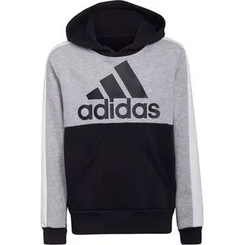 Chlapecká mikina Adidas U CB FL Hoodie Jr HC5658 Mikina s kapucí 128cm